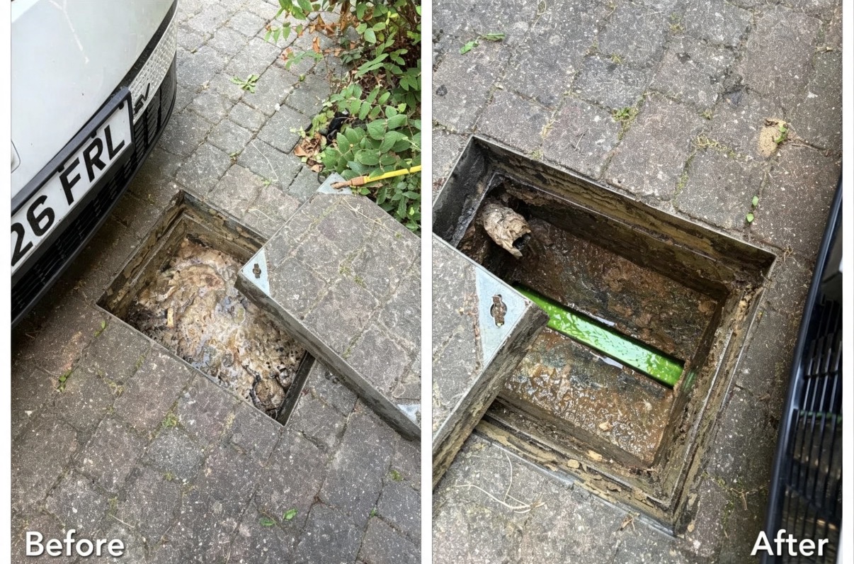 cleared blocked drain